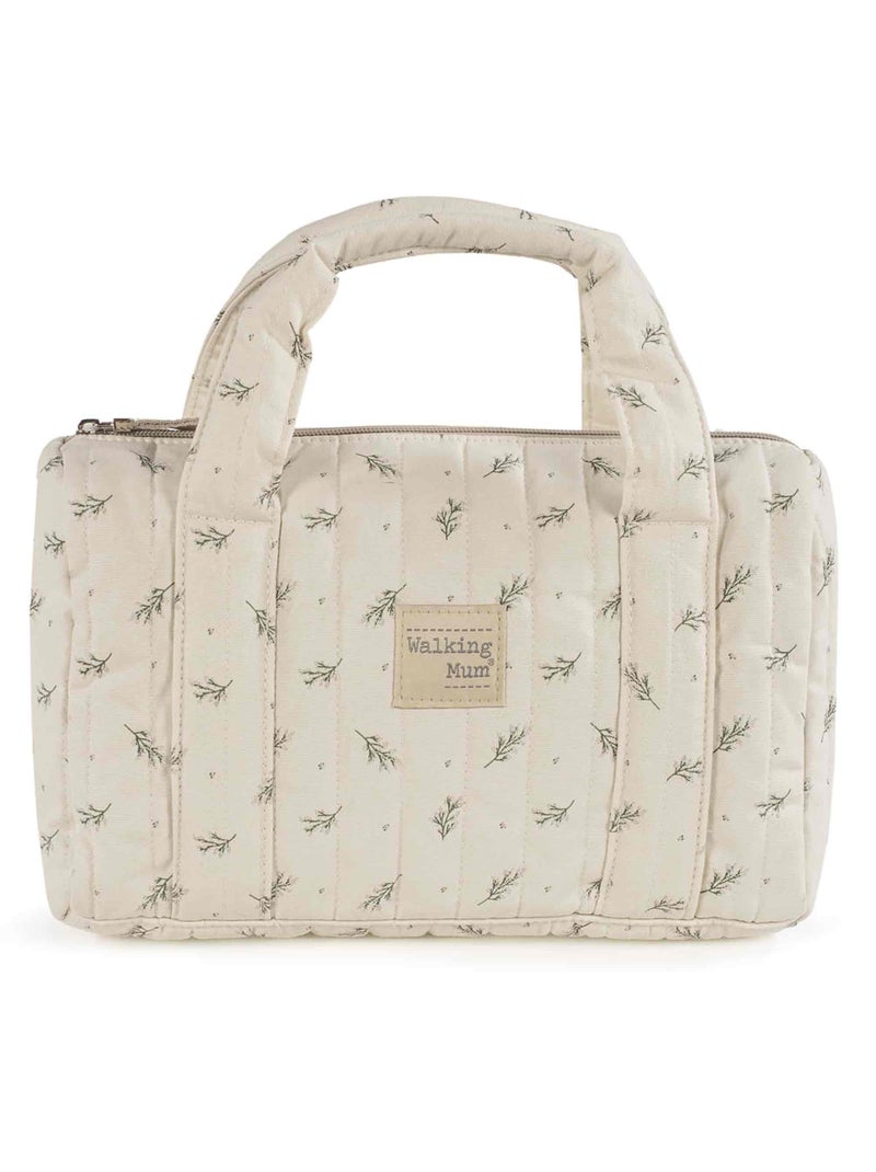 Mini bolsa cambiador bebé de algodón | Walking Mum Verde - Kiabi