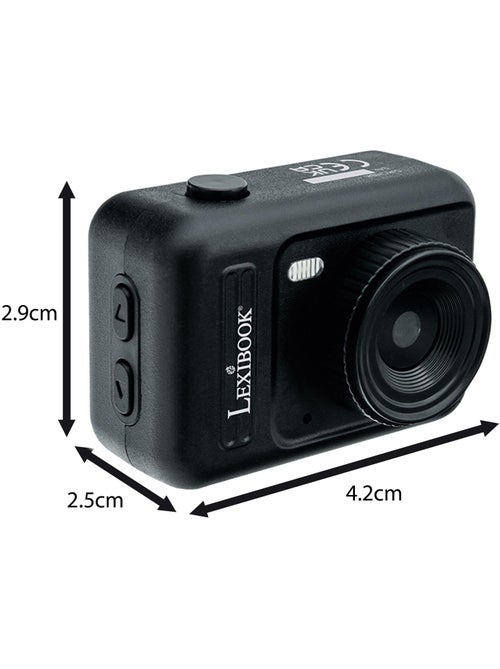 Mini cámara digital llavero Black con memoria Flash incorporada - Kiabi Mini cámara digital llavero Black con memoria Flash incorporada - Kiabi