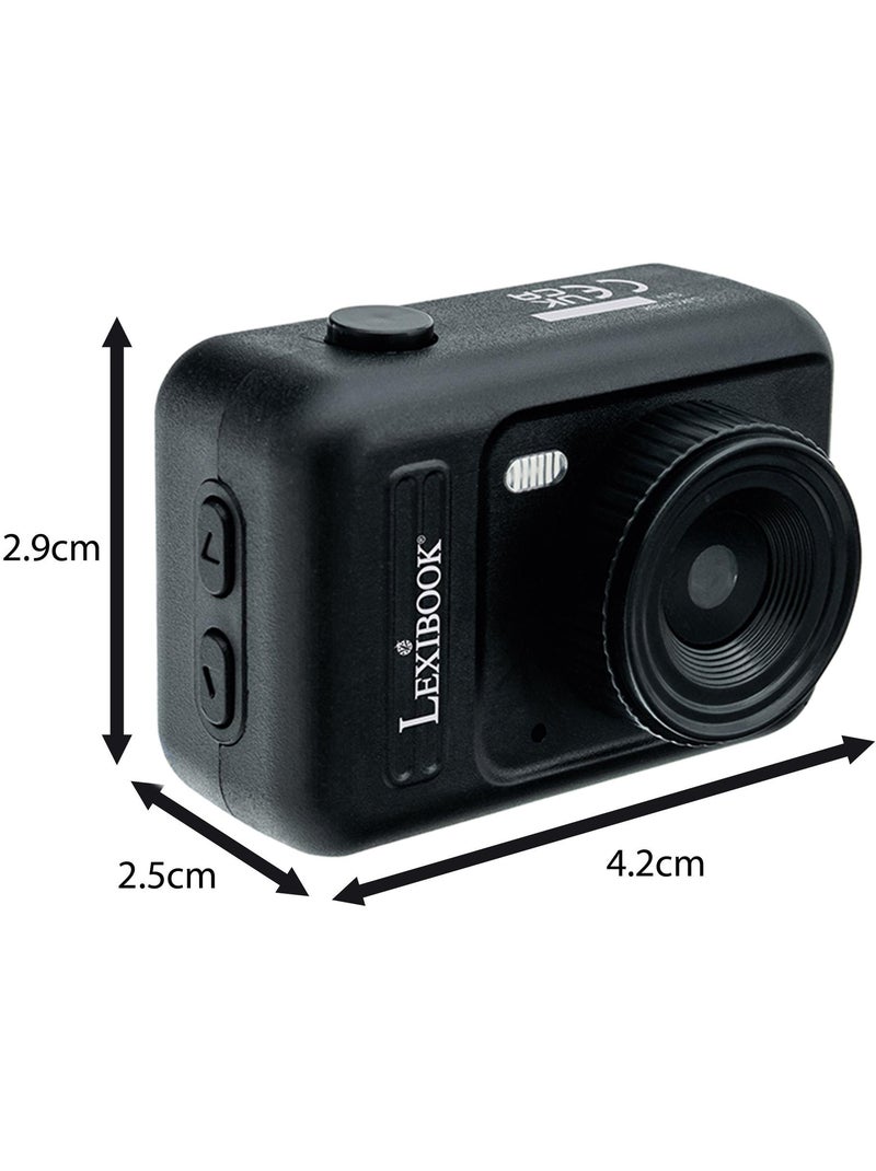 Mini cámara digital llavero Black con memoria Flash incorporada Negro - Kiabi