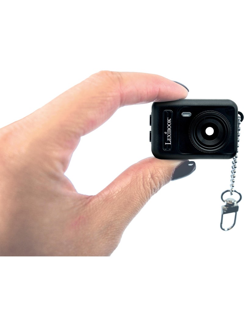 Mini cámara digital llavero Black con memoria Flash incorporada Negro - Kiabi