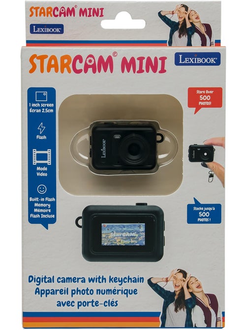 Mini cámara digital llavero Black con memoria Flash incorporada - Kiabi Mini cámara digital llavero Black con memoria Flash incorporada - Kiabi