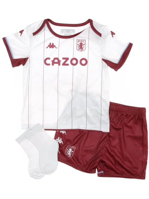 Mini Conjunto Equipación Exterior Bebé Aston Villa Kappa - Kiabi Mini Conjunto Equipación Exterior Bebé Aston Villa Kappa - Kiabi