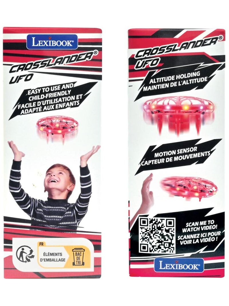 Mini dron de control gestual, manos libres, recargable Rojo - Kiabi
