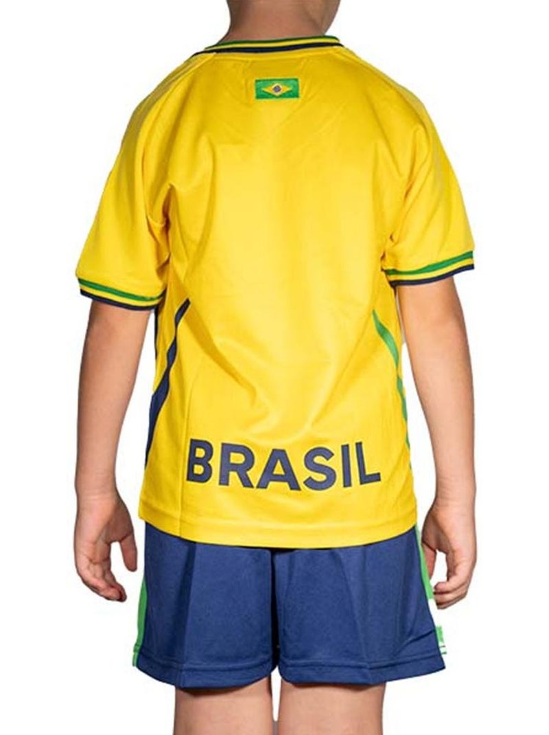 Mini Kit de Fútbol Brasil para Aficionados - Sport Zone Amarillo - Kiabi