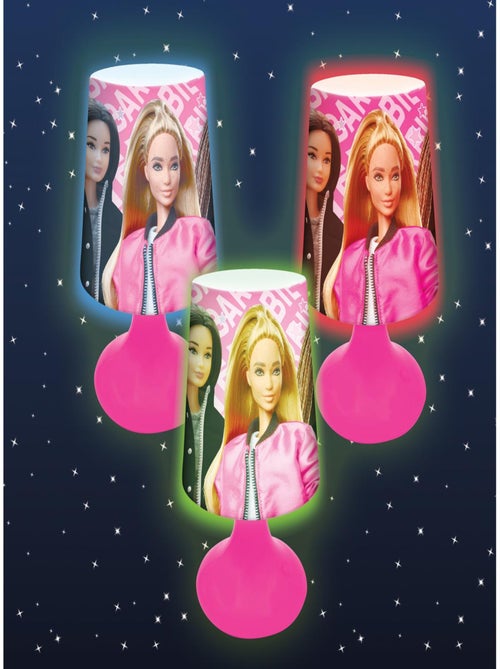 Mini lámpara de mesilla de noche inalámbrica y luz nocturna Barbie - Kiabi