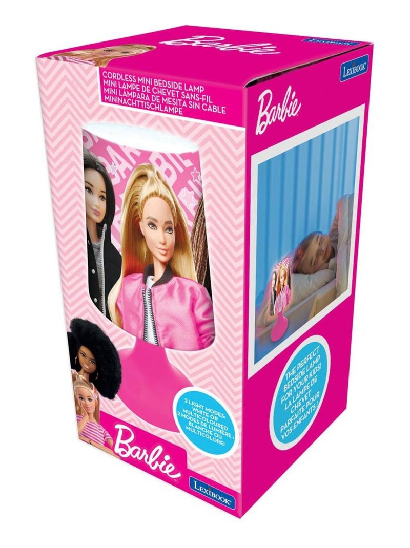 Mini lámpara de mesilla de noche inalámbrica y luz nocturna Barbie Rosa - Kiabi