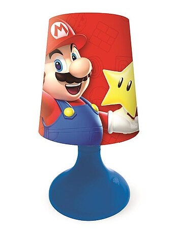 Mini lámpara de mesilla de noche inalámbrica y luz nocturna de Super Mario