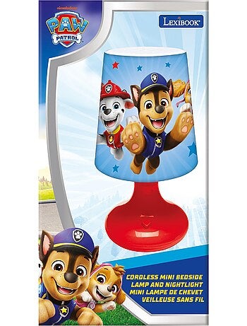 Mini lámpara de mesilla de noche inalámbrica y luz nocturna Paw Patrol