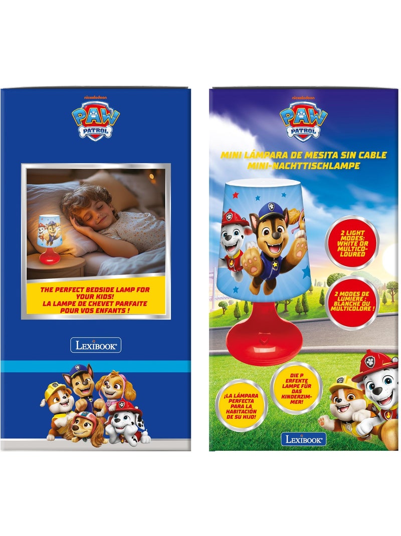 Mini lámpara de mesilla de noche inalámbrica y luz nocturna Paw Patrol Azul - Kiabi