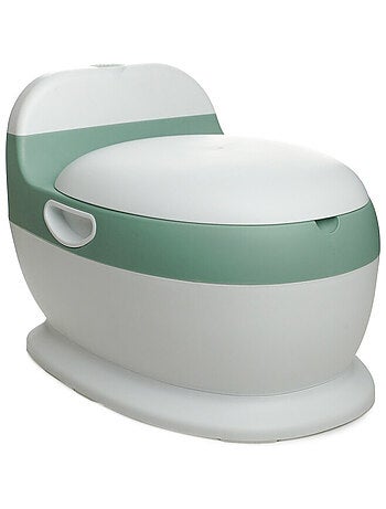 Mini orinal de aprendizaje Thermobaby con sonido de descarga de agua Verde salvia