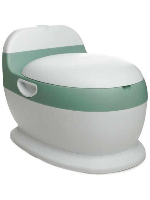 Mini orinal de aprendizaje Thermobaby con sonido de descarga de agua Verde salvia - Kiabi Mini orinal de aprendizaje Thermobaby con sonido de descarga de agua Verde salvia - Kiabi