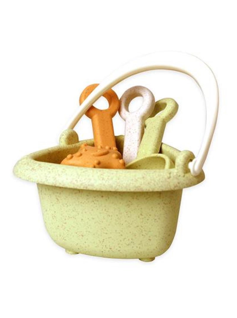 Mini set de playa - 7 piezas en paja de trigo | Magni Multicolor - Kiabi