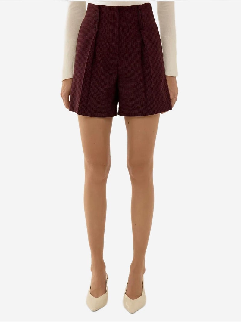 Mini shorts de cintura alta hiccup Rojo - Kiabi
