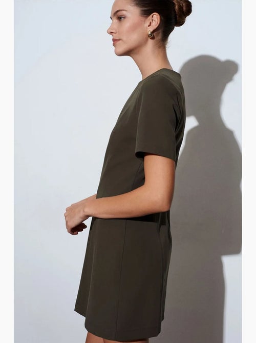 Mini vestido recto con cremallera dilvin - Kiabi