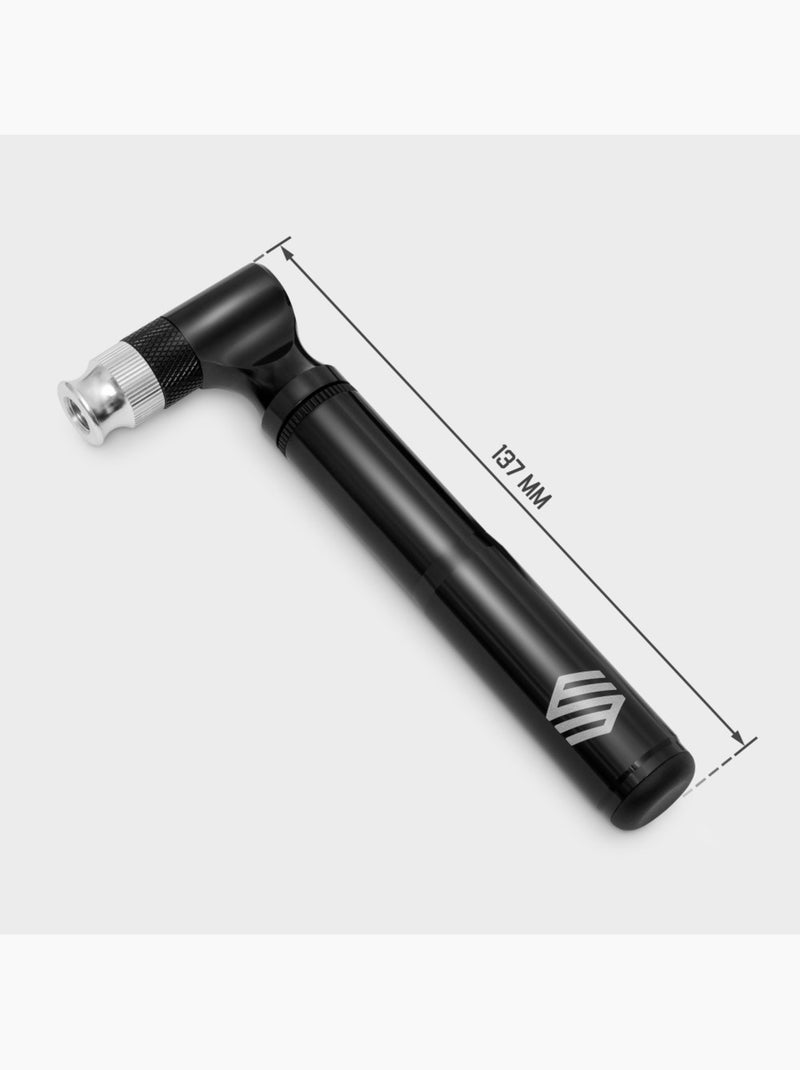 Minibomba ciclismo ciclismo hombre y mujer compact air Negro - Kiabi