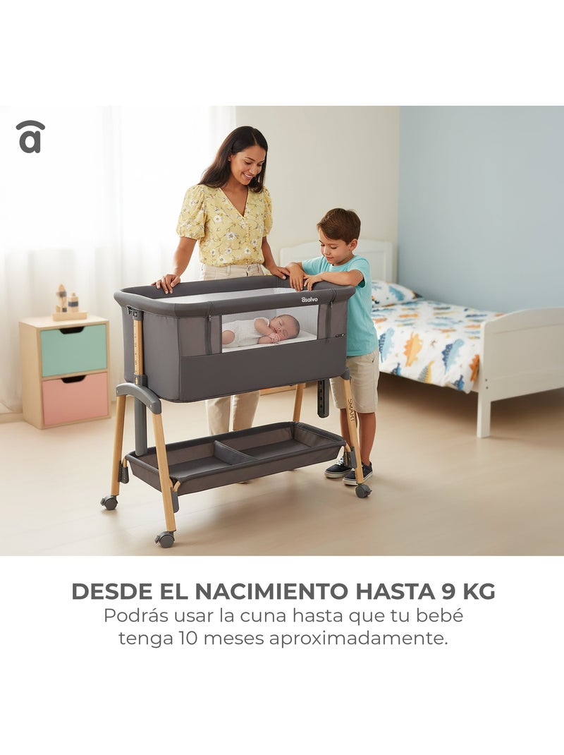 Minicuna colecho smart Beige - Kiabi