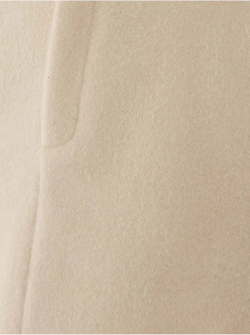 Minifalda con cinturón Beige natural - Kiabi