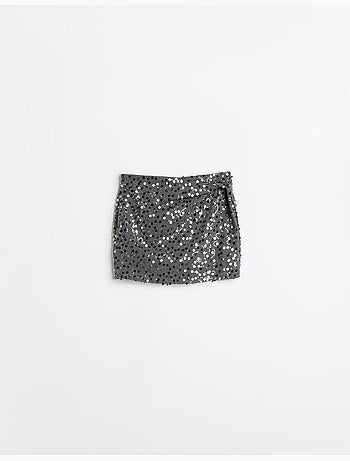 Minifalda con lentejuelas, MO Fashion