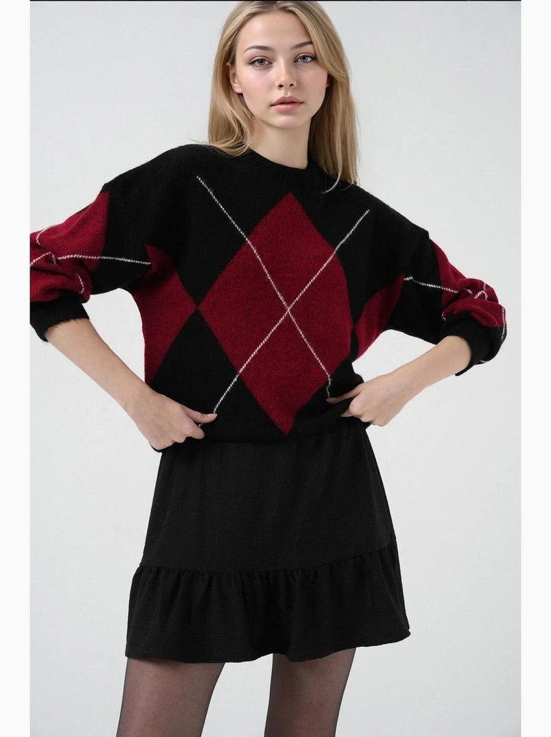 Minifalda de punto bdart Negro - Kiabi