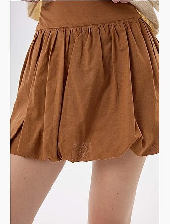 Minifalda globo con pantalón corto interior adjunto hiccup