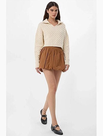 Minifalda globo con pantalón corto interior adjunto hiccup