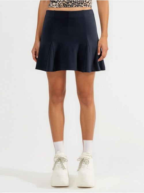 Minifalda pantalón con paneles de cintura alta busem - Kiabi Minifalda pantalón con paneles de cintura alta busem - Kiabi