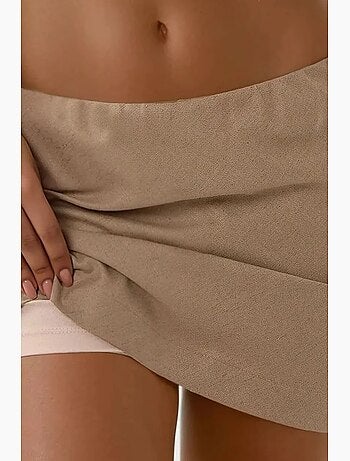 Minifalda pantalón de cintura baja hiccup