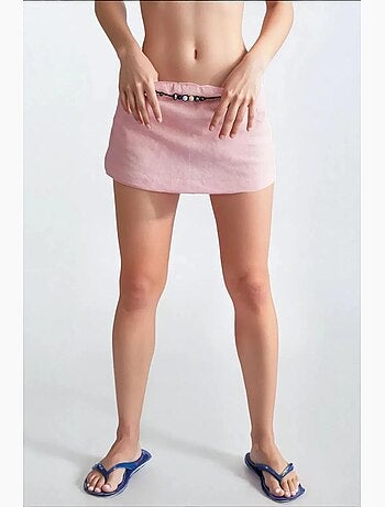 Minifalda pantalón de cintura baja hiccup