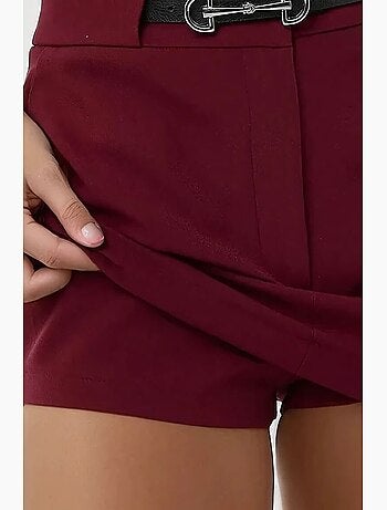 Minifalda pantalón recta hiccup