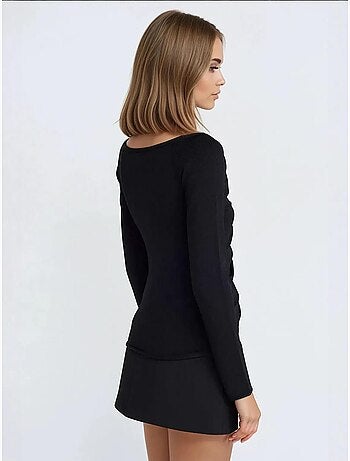 Minifalda pantalón recta