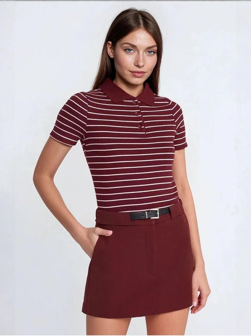 Minifalda pantalón recta - Kiabi Minifalda pantalón recta - Kiabi