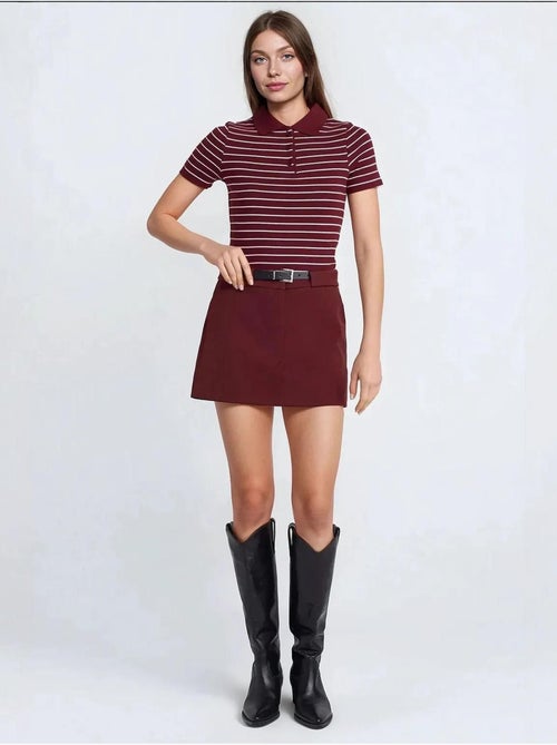 Minifalda pantalón recta - Kiabi Minifalda pantalón recta - Kiabi