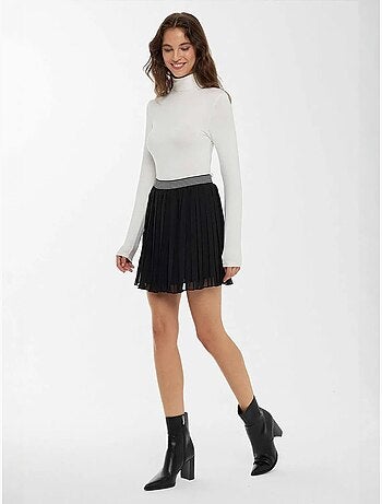 Minifalda plisada