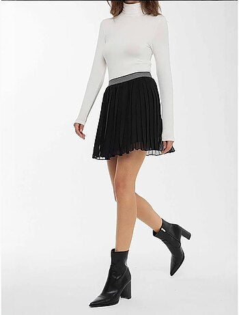 Minifalda plisada