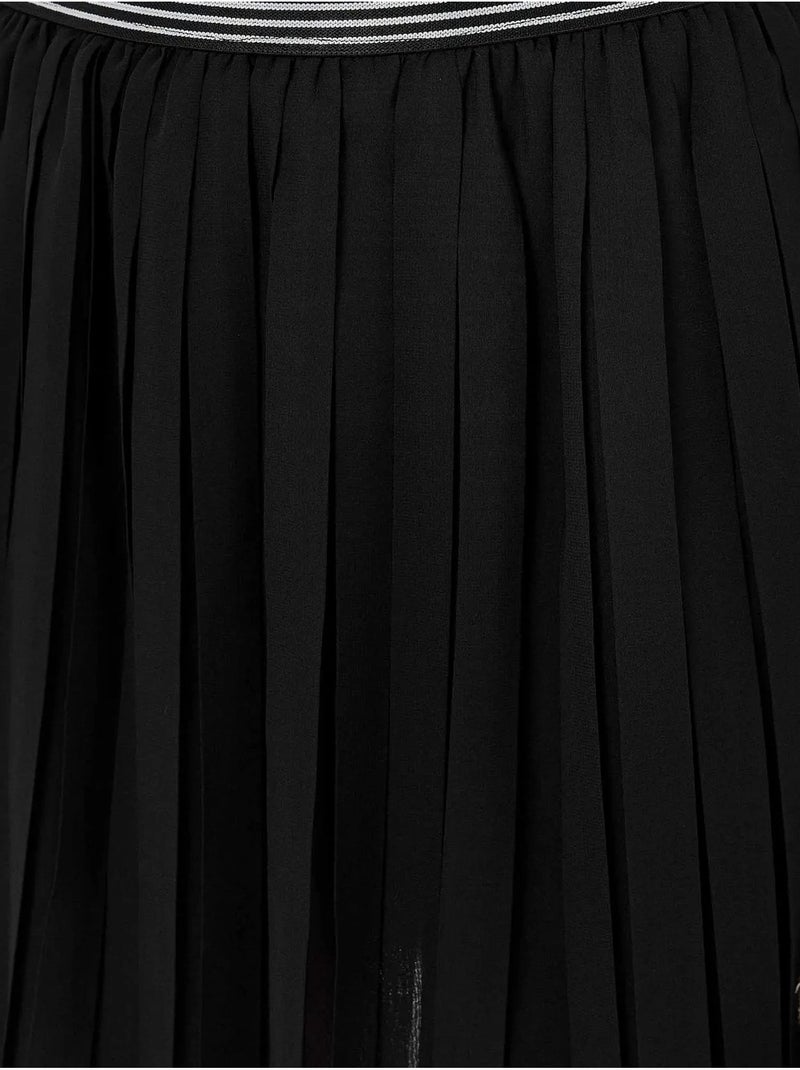 Minifalda plisada Negro - Kiabi