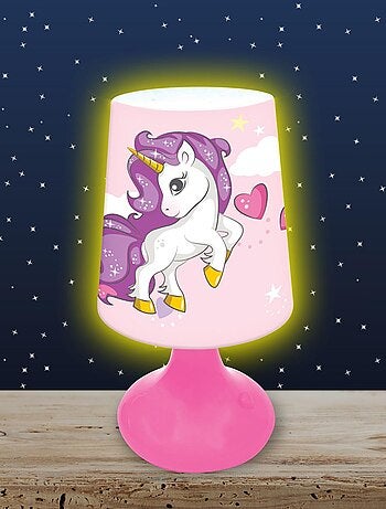 Minilámpara de mesilla de noche inalámbrica Unicornio y luz nocturna