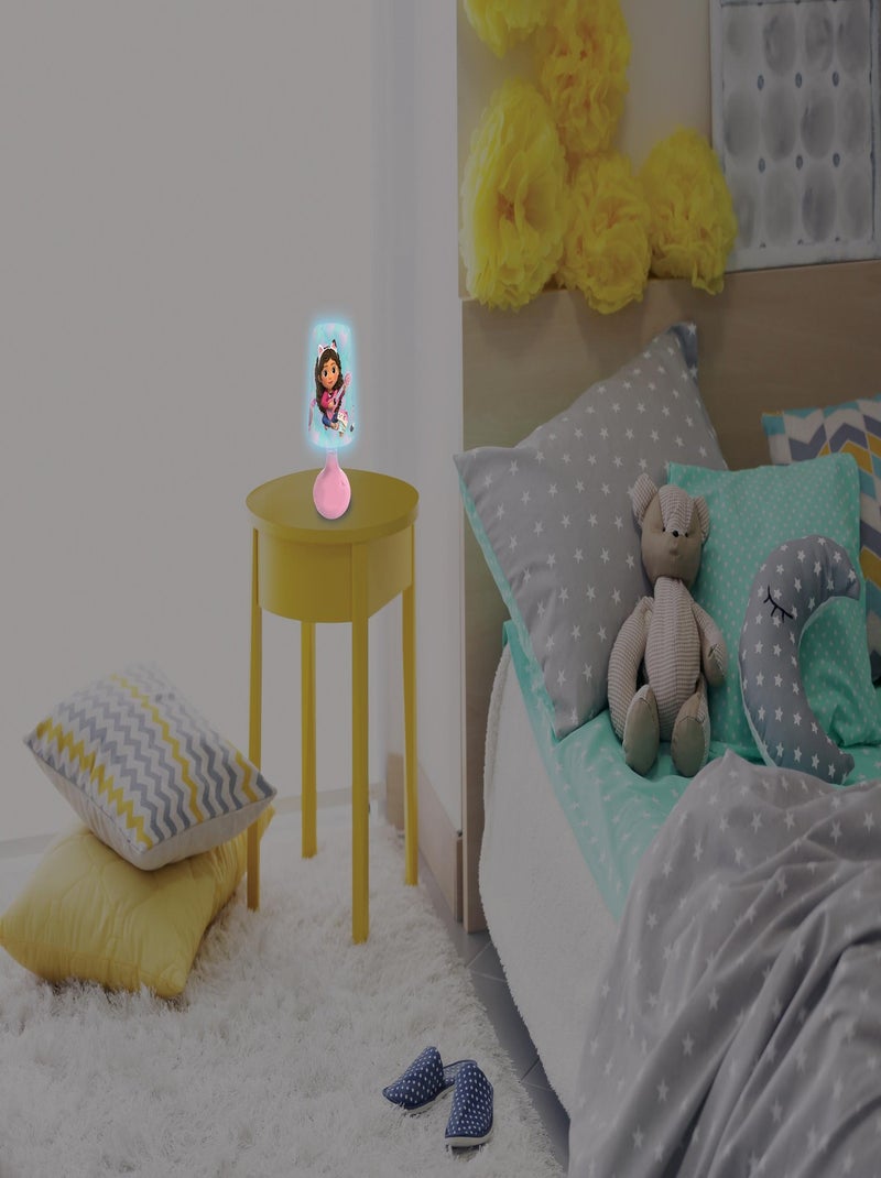 Minilámpara y luz de noche inalámbricas gabby's dollhouse Rosa - Kiabi