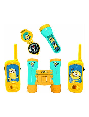 Minions aventura conjunto con Walkie Talkies de hasta 120 m