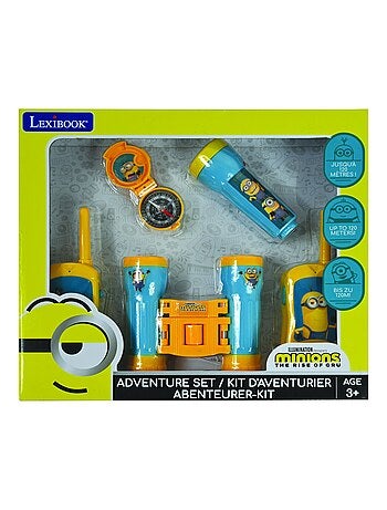 Minions aventura conjunto con Walkie Talkies de hasta 120 m