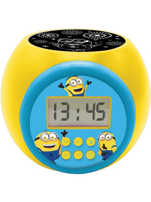 Minions Reloj despertador con proyector y temporizador - Kiabi Minions Reloj despertador con proyector y temporizador - Kiabi