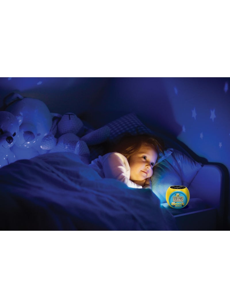Minions Reloj despertador con proyector y temporizador Amarillo - Kiabi