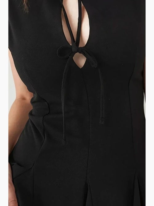 Minivestido ajustado con lazo hiccup - Kiabi
