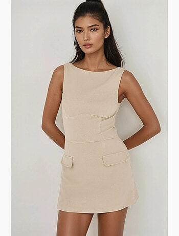 Minivestido ajustado con pantalones cortos hiccup