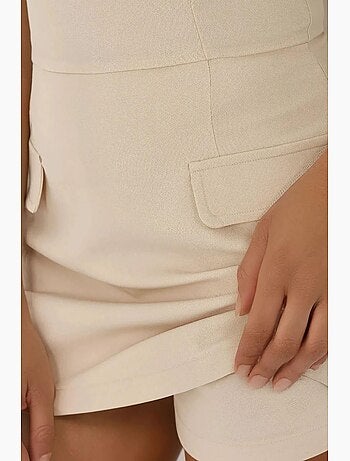 Minivestido ajustado con pantalones cortos hiccup