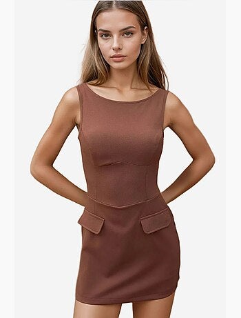 Minivestido ajustado con pantalones cortos hiccup