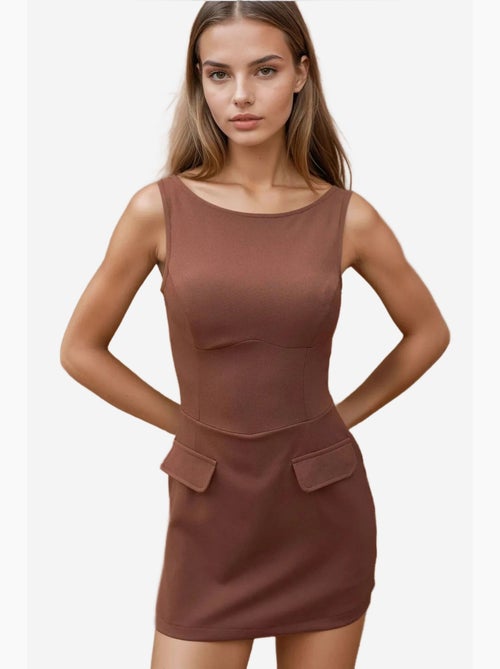 Minivestido ajustado con pantalones cortos hiccup - Kiabi