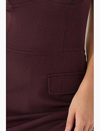 Minivestido ajustado con pantalones cortos hiccup