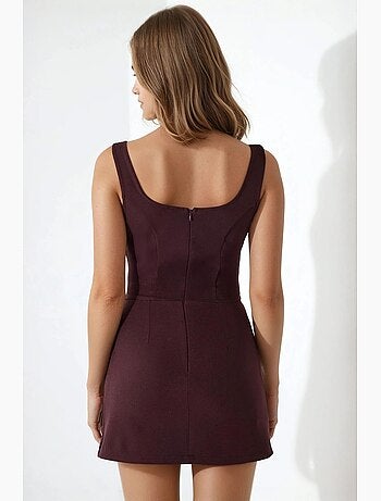Minivestido ajustado con pantalones cortos hiccup