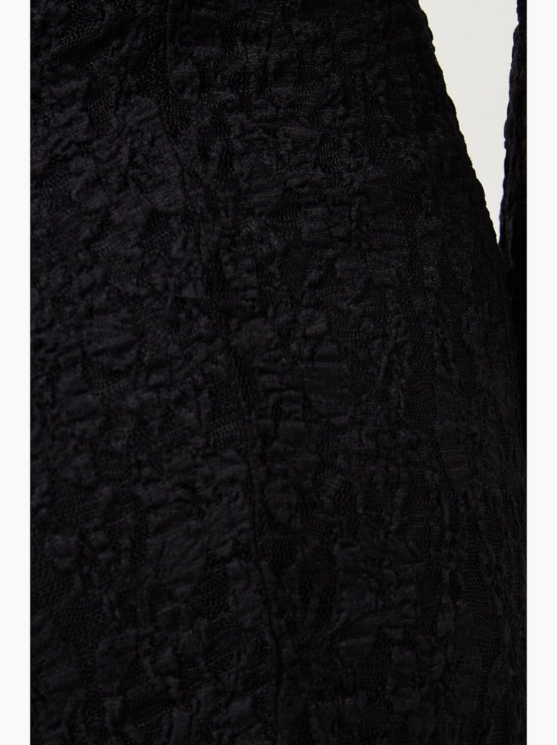 Minivestido ajustado de encaje con forro hiccup Negro - Kiabi