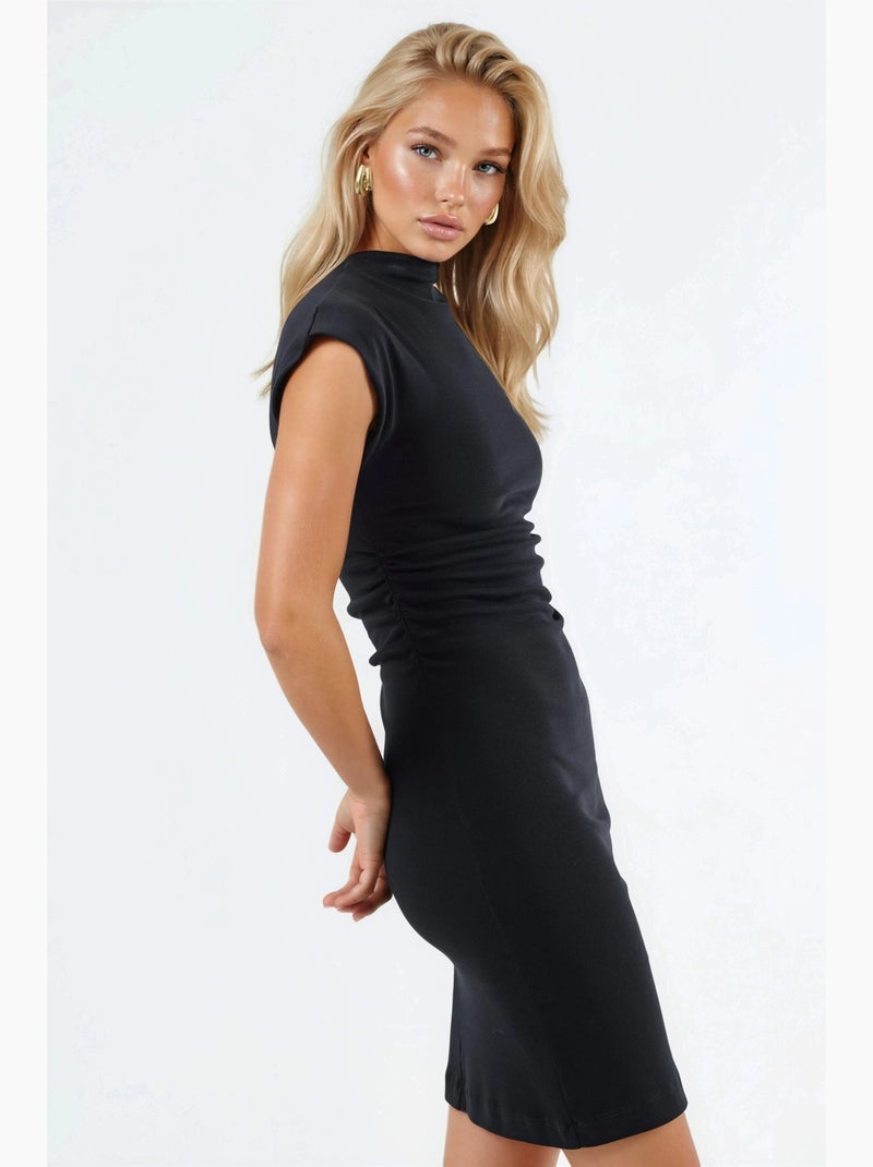 Minivestido ajustado sin mangas busem Negro - Kiabi